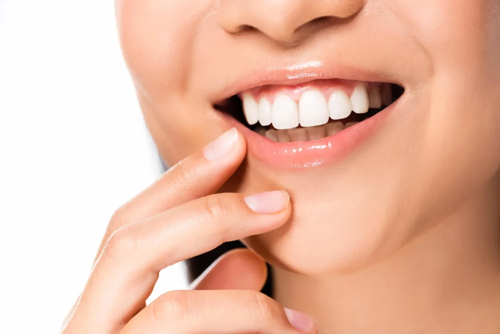 smiling after getting veneers charlotte