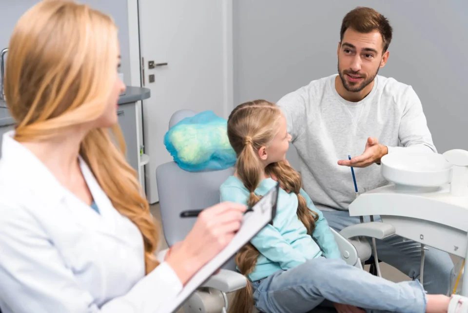 family dentist charlotte and patient
